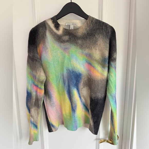 Gorgeous Autumn Cashmere Rainbow Tie-Dye Sweater - Medium - Picture 2 of 4